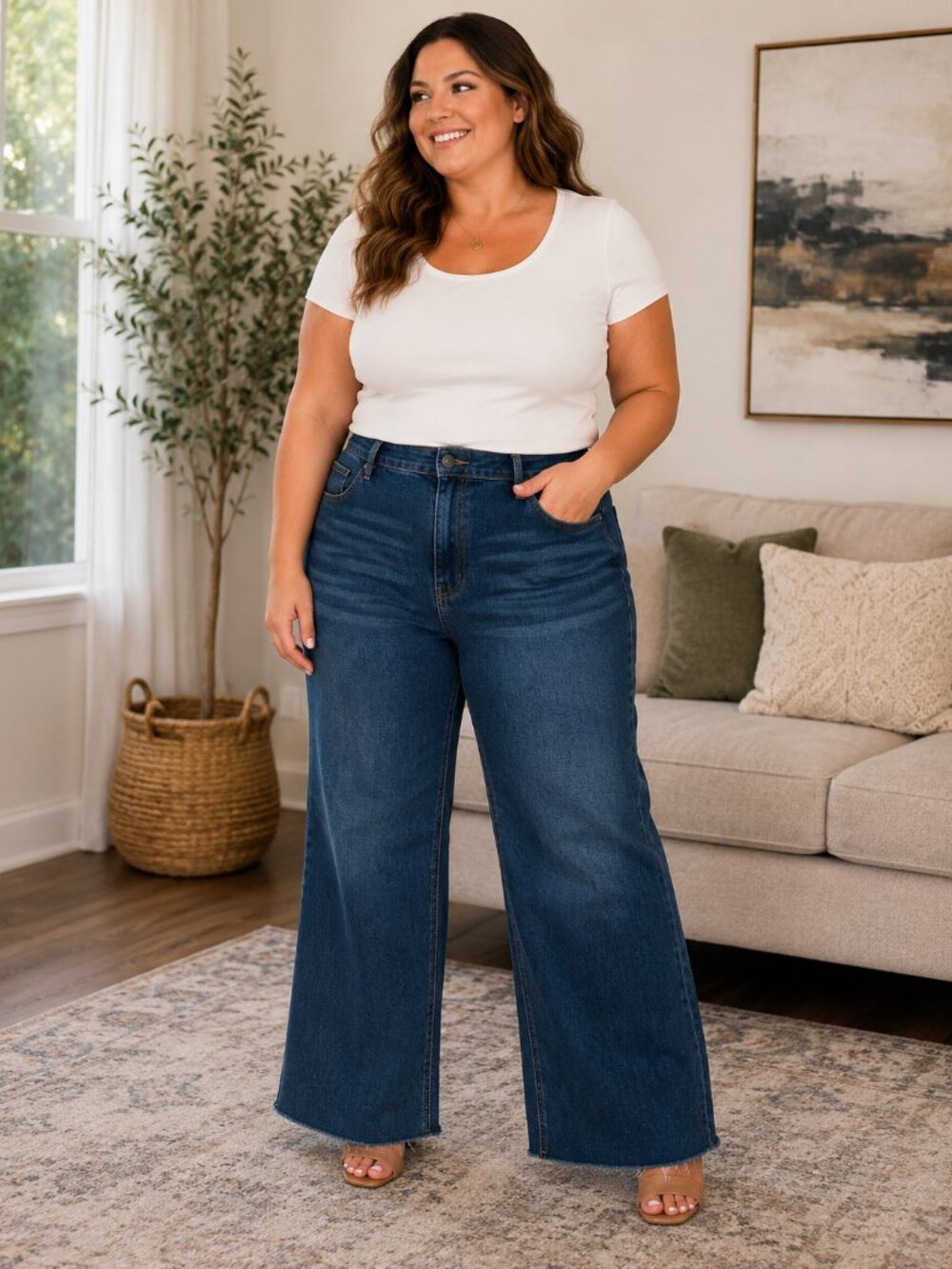 Oat New York Wide Leg Jeans